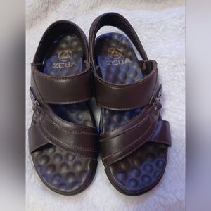 Zeba Men's Dark Brown Sandals